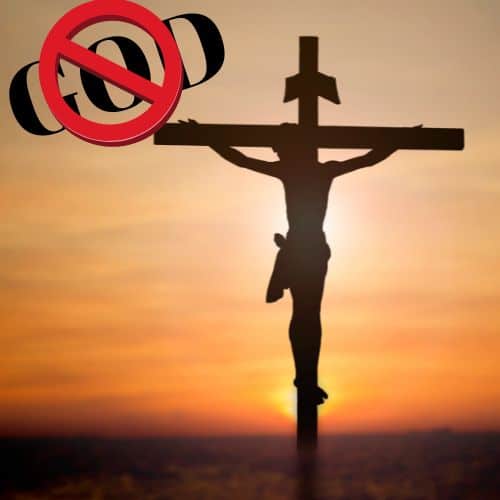 Jesus on cross died God cannot die